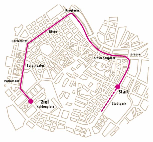 Regenbogenparade_Route